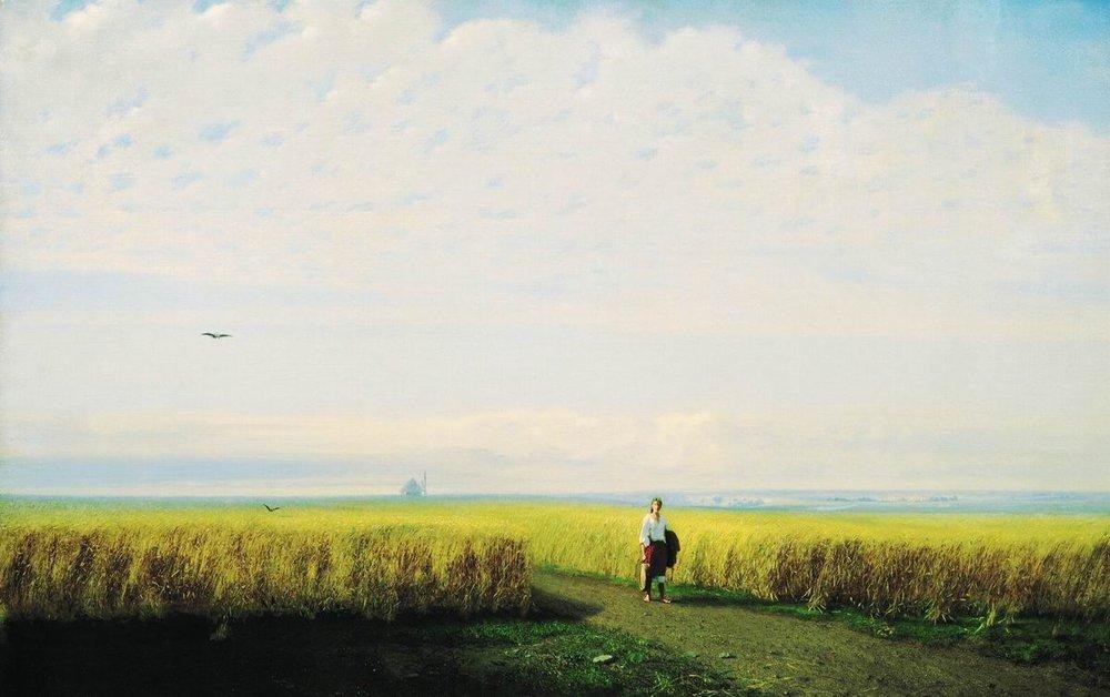 Steppe. Cornfield by Arkhyp Kuindzhi