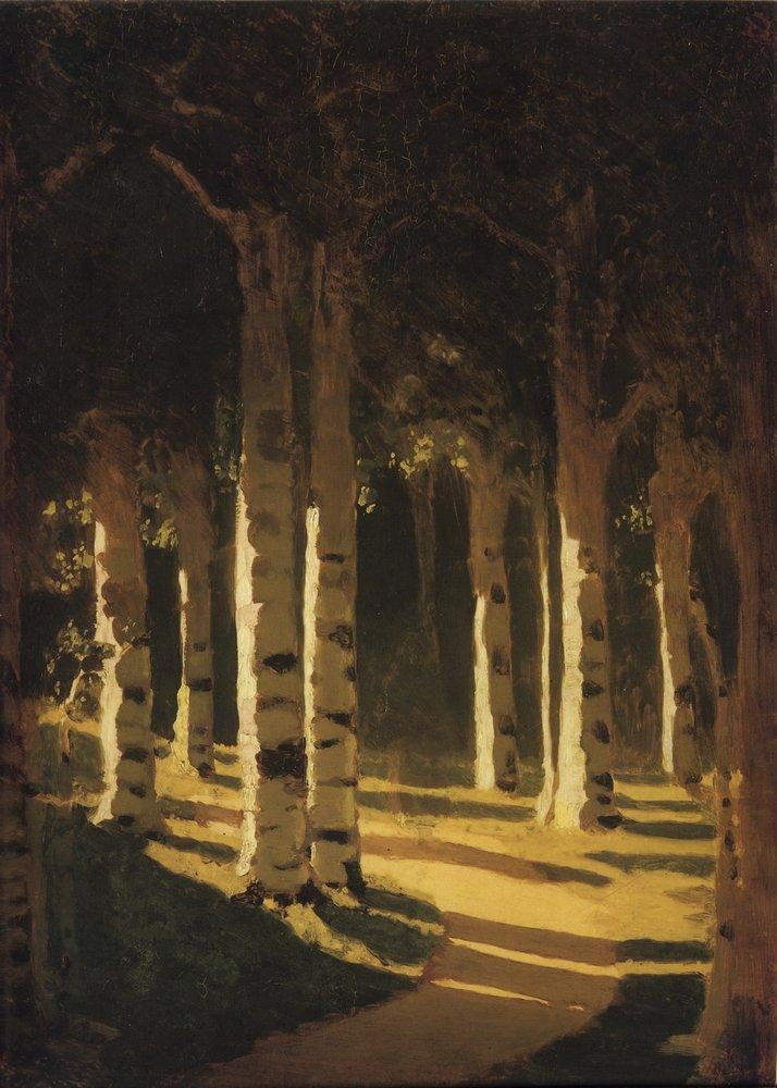 Sunlight in the park by Arkhyp Kuindzhi