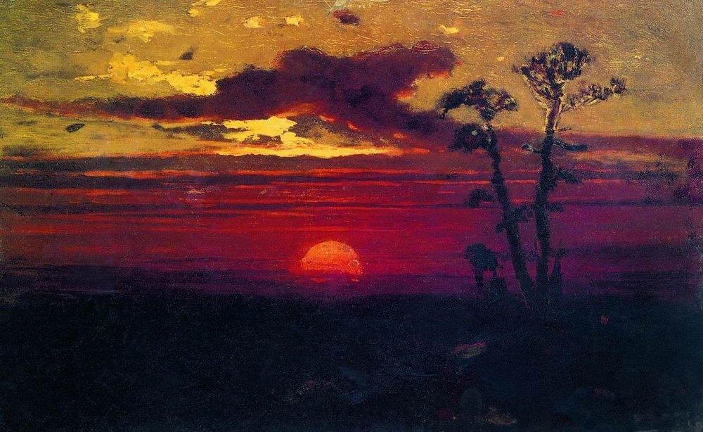 Sunset by Arkhyp Kuindzhi