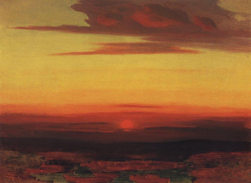 Sunset by Arkhyp Kuindzhi