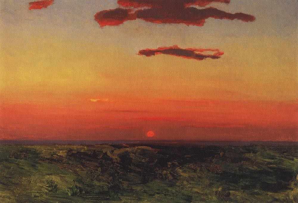 Sunset by Arkhyp Kuindzhi