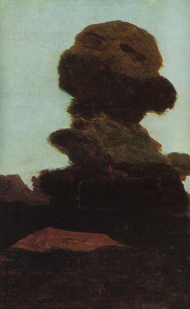 Tree against the evening sky by Arkhyp Kuindzhi