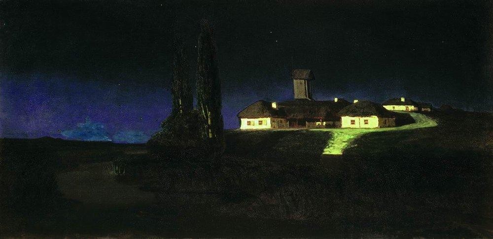 Ukrainian Night by Arkhyp Kuindzhi