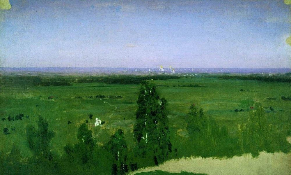 View on Moscow from Sparrow Hills by Arkhyp Kuindzhi
