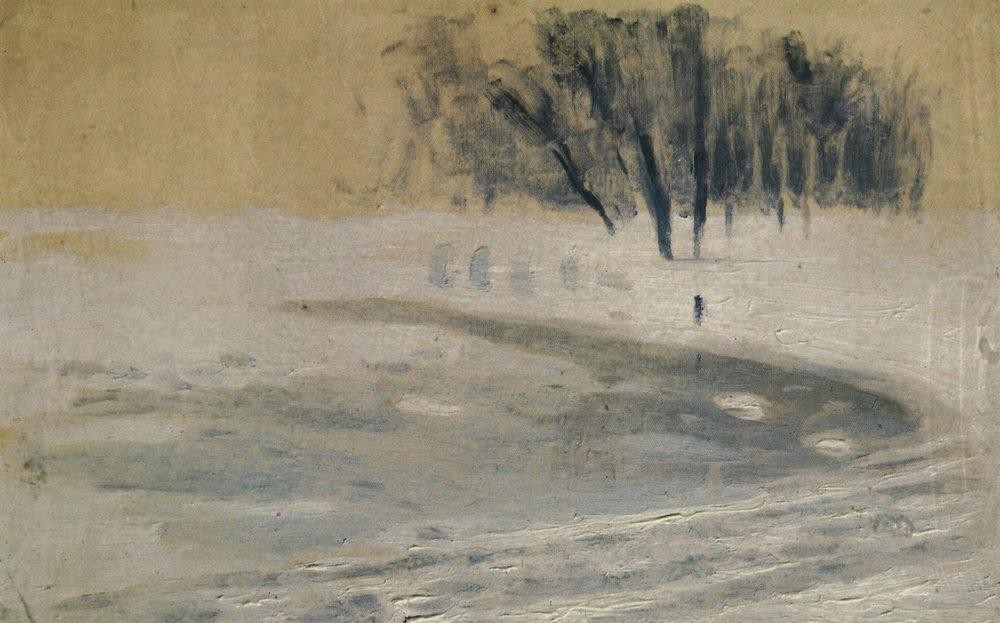 Winter by Arkhyp Kuindzhi