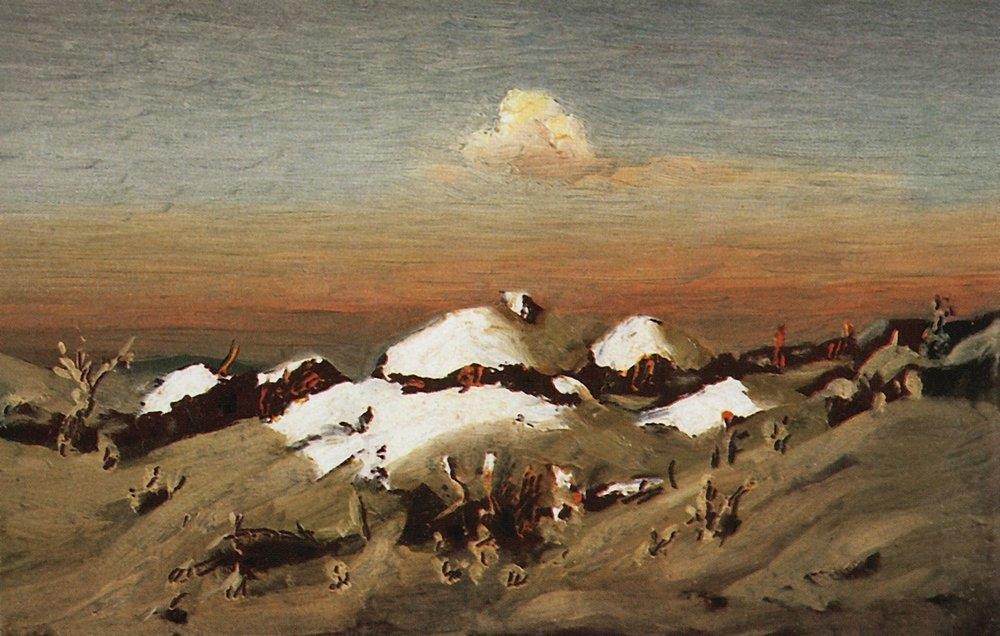 Winter by Arkhyp Kuindzhi