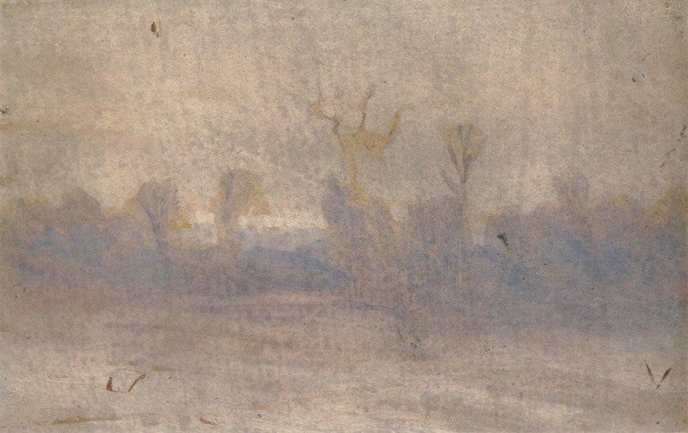Winter. Fog by Arkhyp Kuindzhi