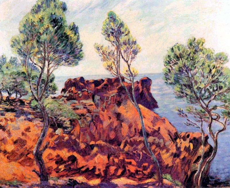 Agay, les Roches Rouges by Armand Guillaumin