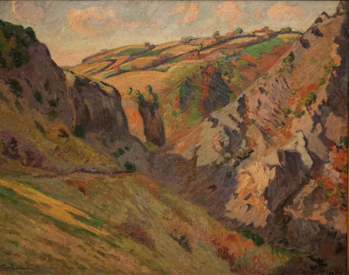 Caves Prunal near Pontgibaud (Auvergne) by Armand Guillaumin