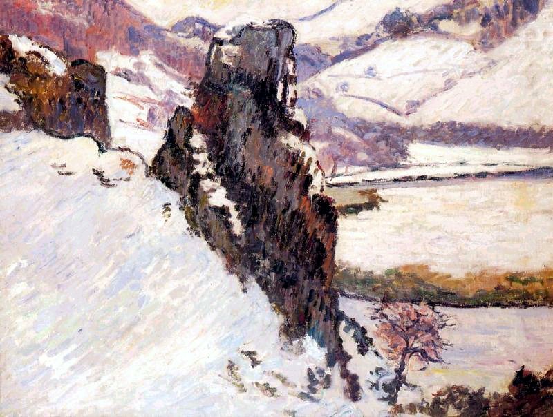 Creuse under the snow by Armand Guillaumin