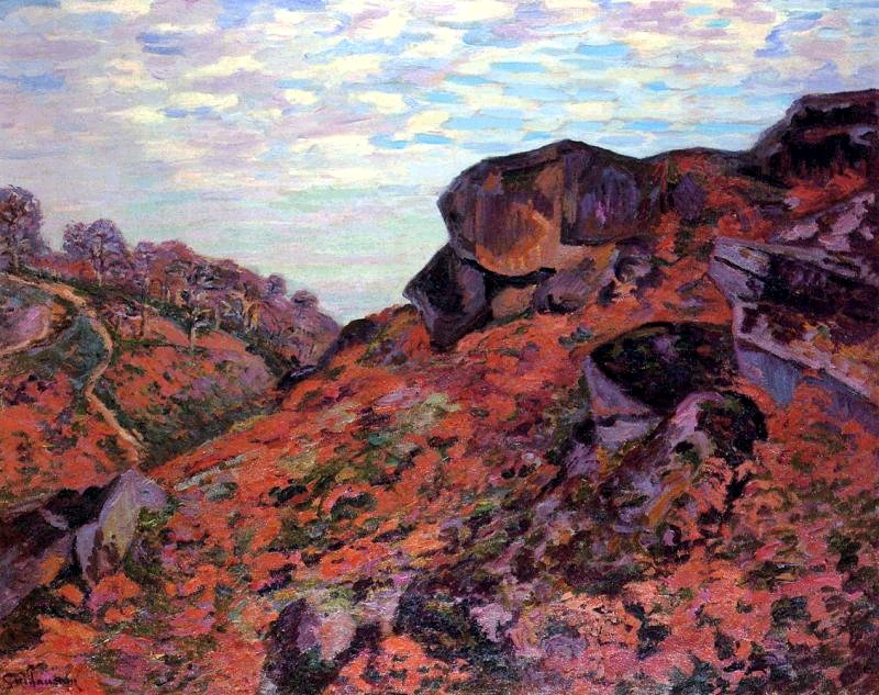 Crozant, les Monts Sedelle, matin by Armand Guillaumin