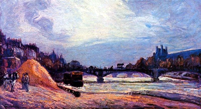 Le Pont des Arts by Armand Guillaumin