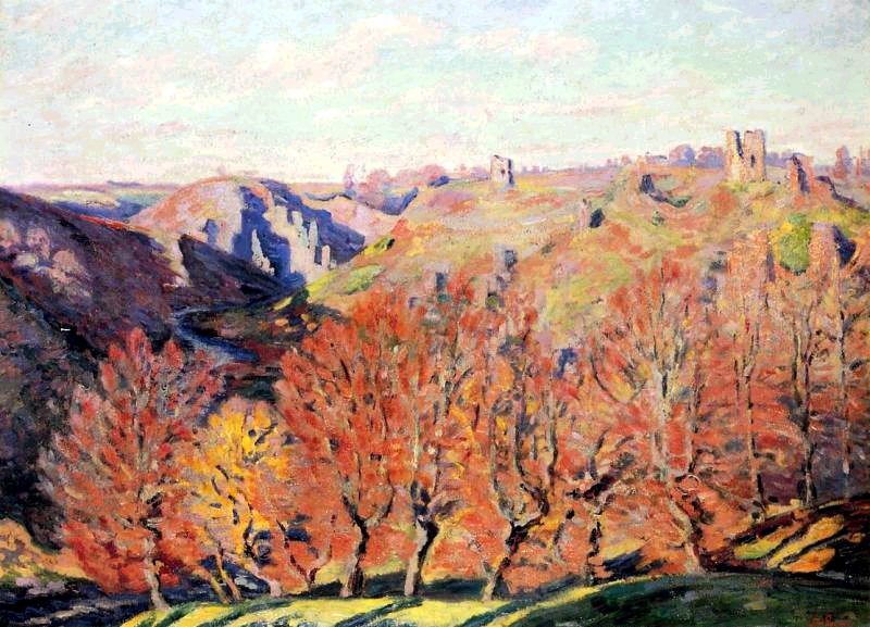 Les Ruines a Crozant by Armand Guillaumin