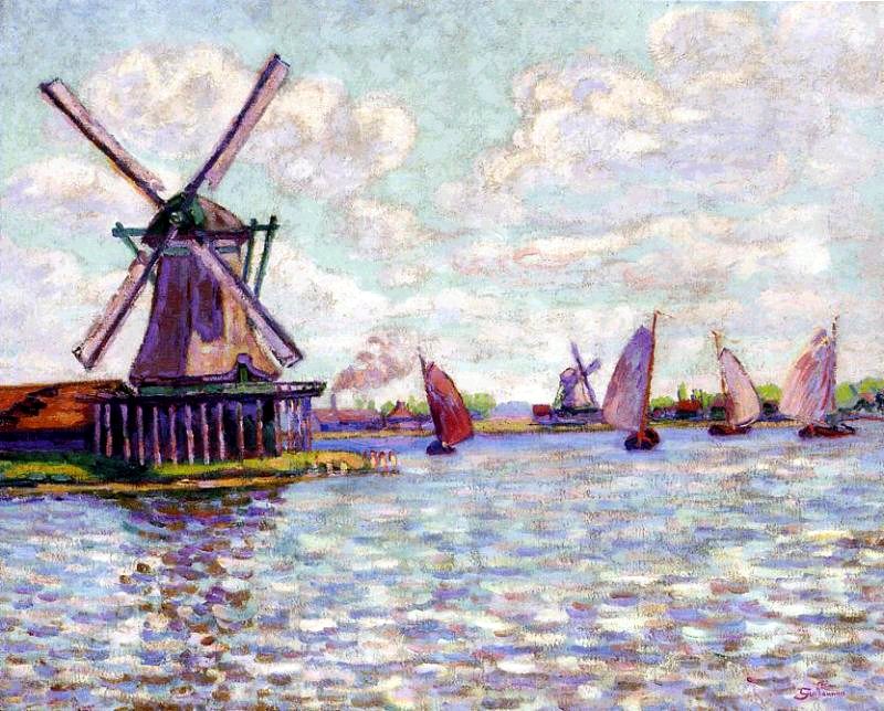 Moulins en Hollandee by Armand Guillaumin