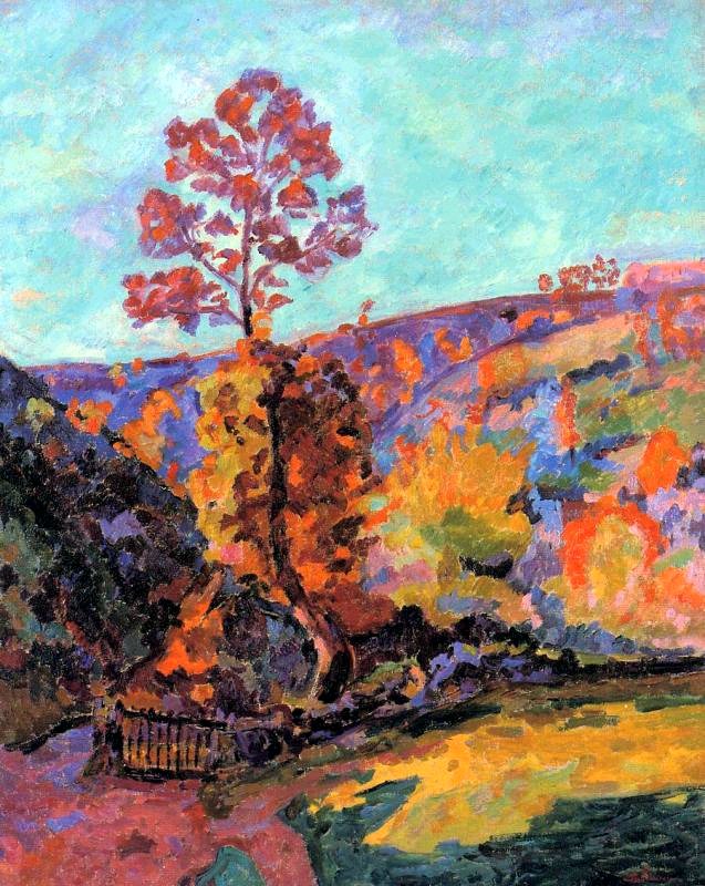 Paysage à Crozant by Armand Guillaumin