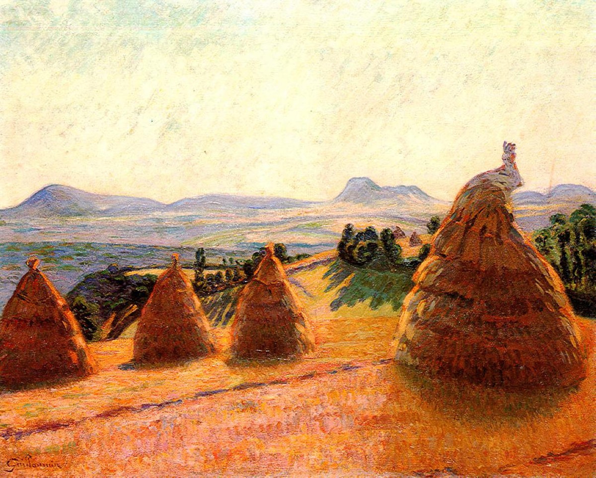 Plateau Bromont at Pontgibaud (Puy de Dôme) by Armand Guillaumin