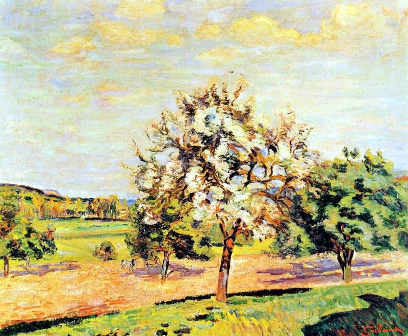 Pommiers en fleurs by Armand Guillaumin