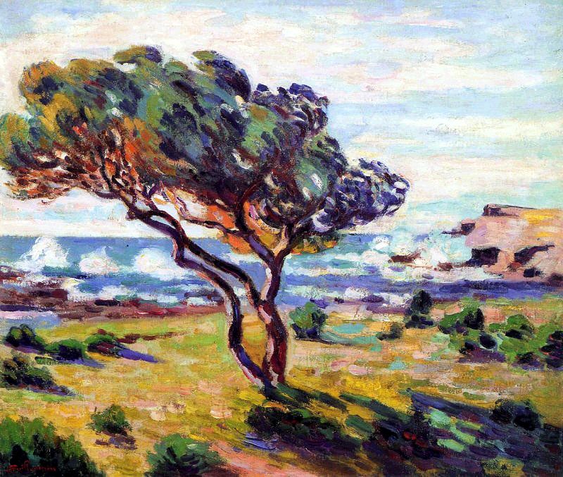 Rafales de vent, Le Brusc by Armand Guillaumin