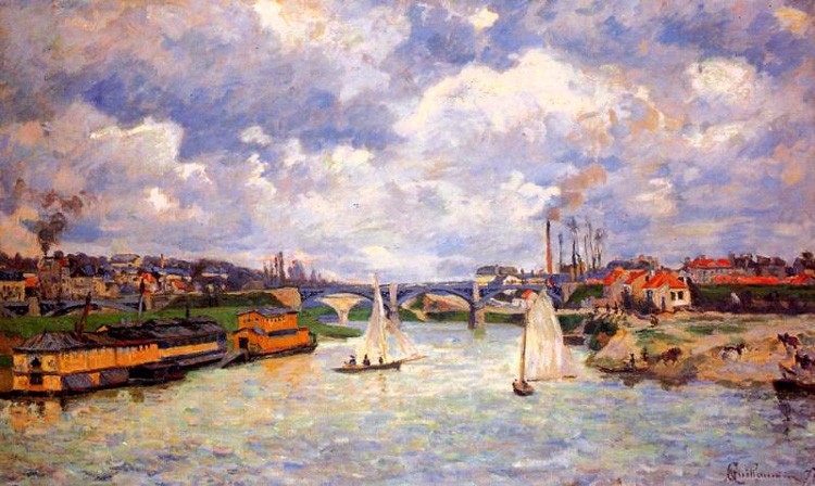 The Seine river at Charenton by Armand Guillaumin