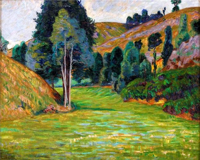 Valley in Pontgibaud by Armand Guillaumin