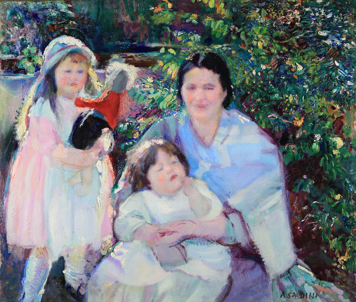 My family by Armando Spadini