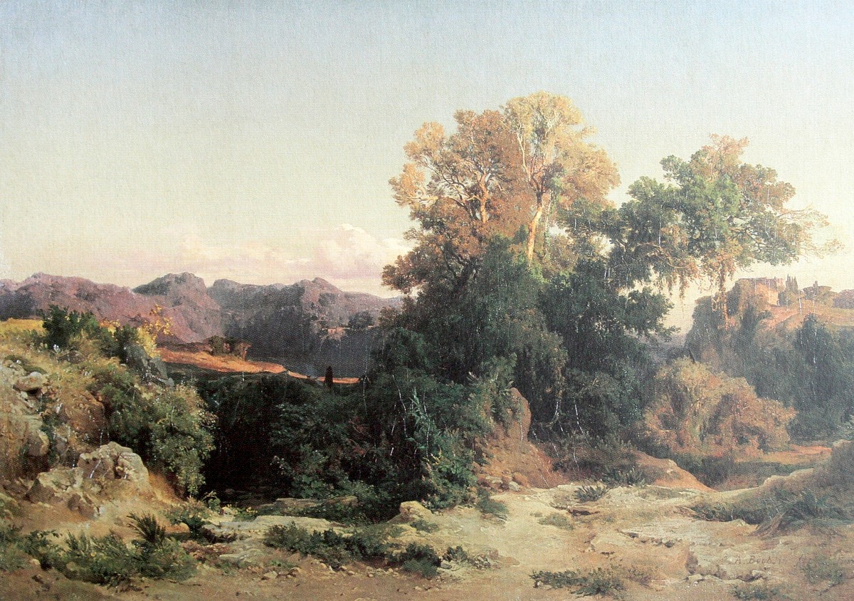 At Alban Hills by Arnold Böcklin