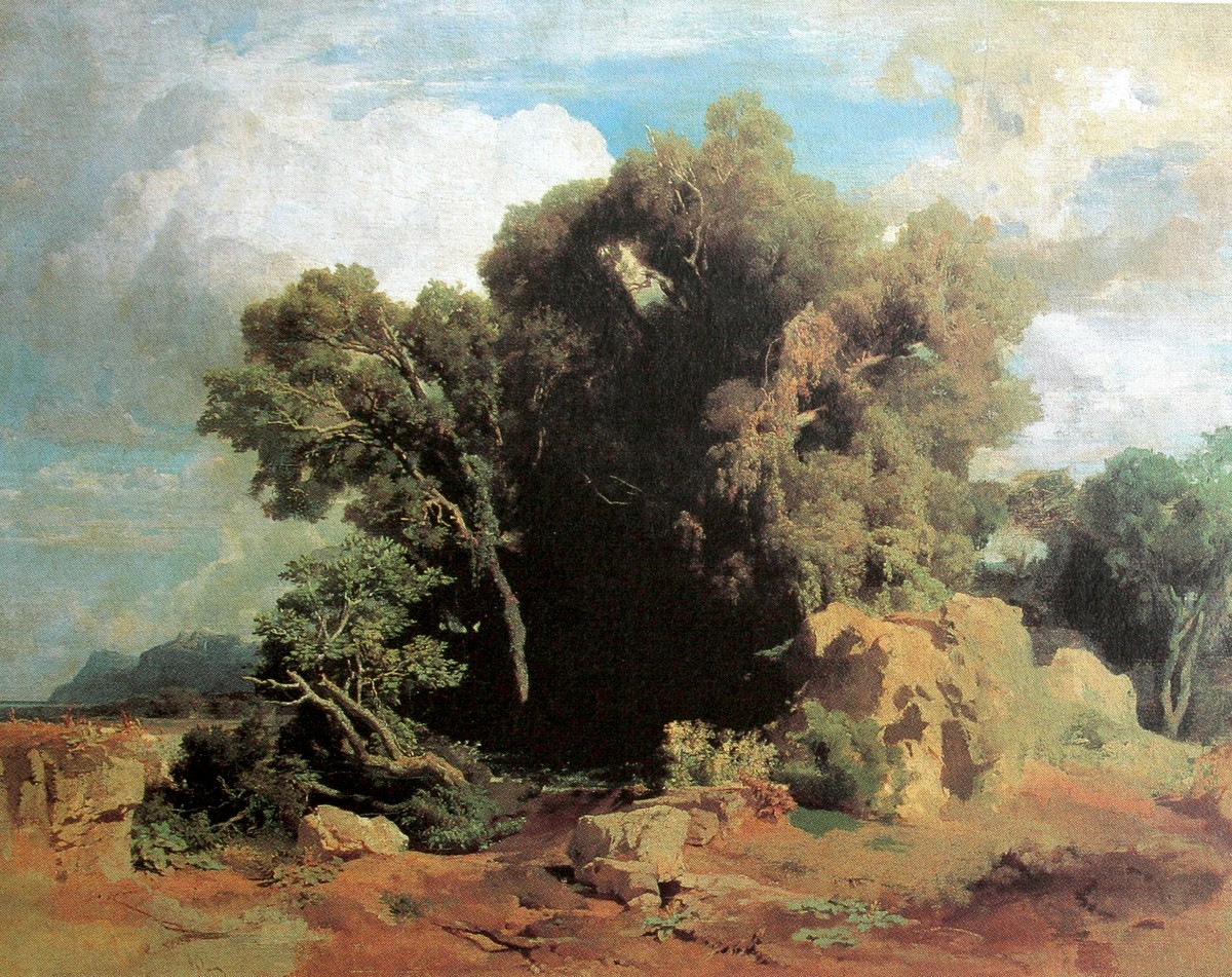 On the Pontine swamps by Arnold Böcklin