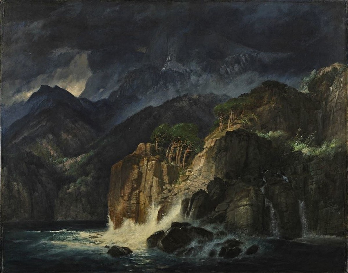 Prometheuslandschaft by Arnold Böcklin