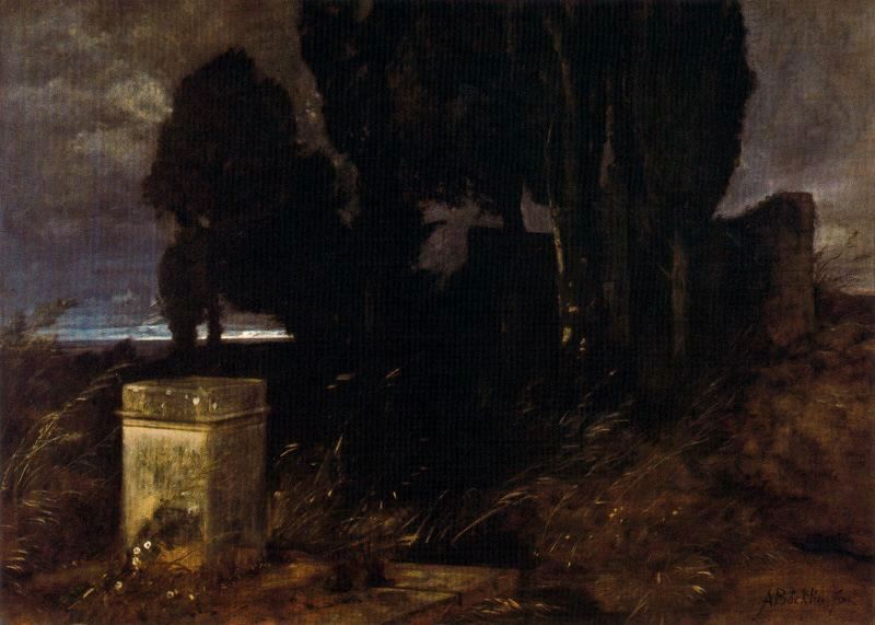 Sanctuary of Hercules by Arnold Böcklin