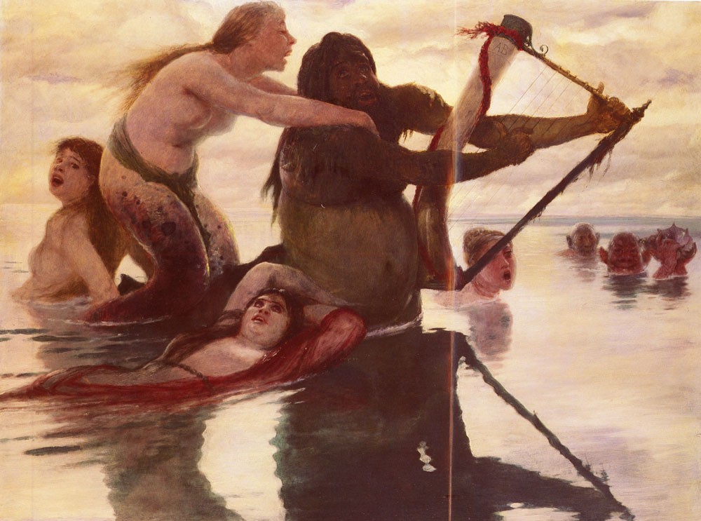 The sea by Arnold Böcklin