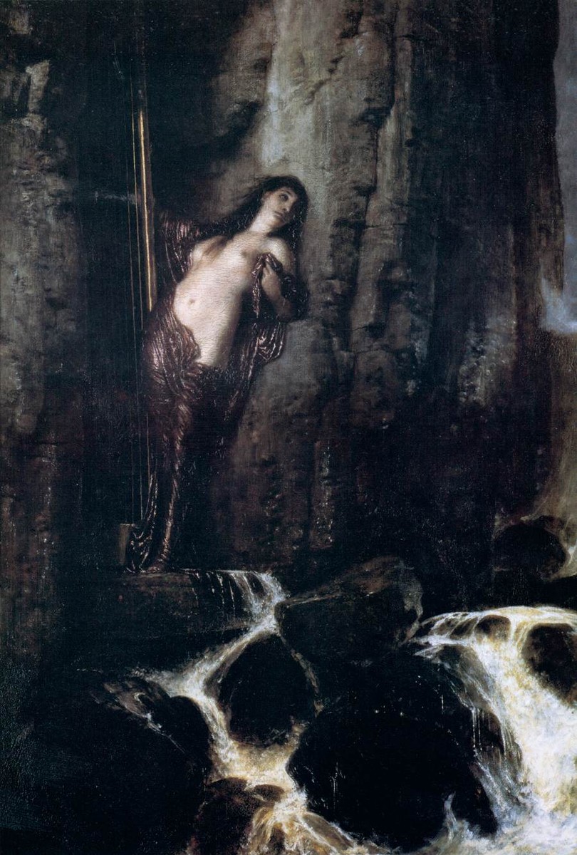 The Surf by Arnold Böcklin