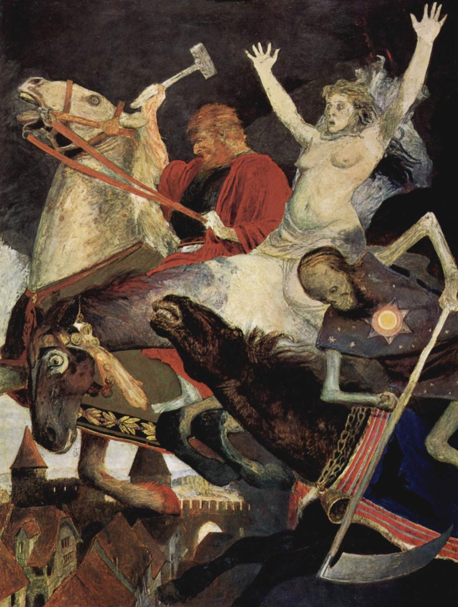 War by Arnold Böcklin