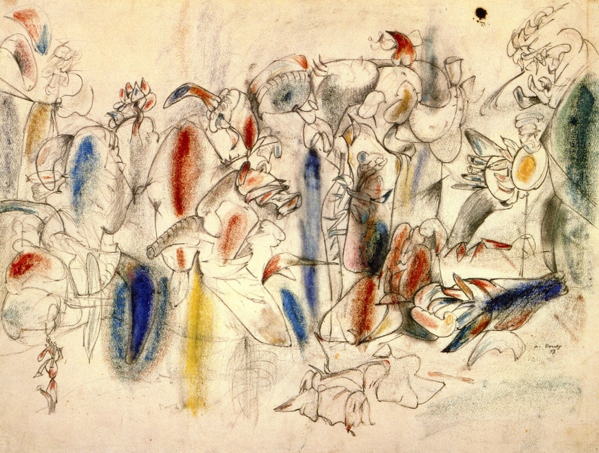 Study for The Liver is the Cock's Comb by Arshile Gorky
