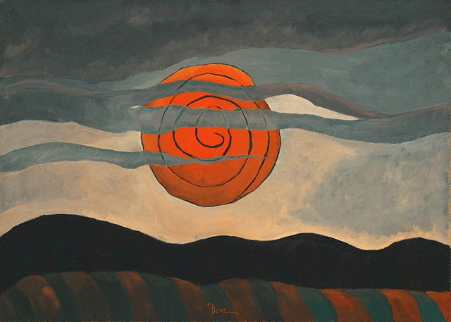 Red Sun by Arthur Dove