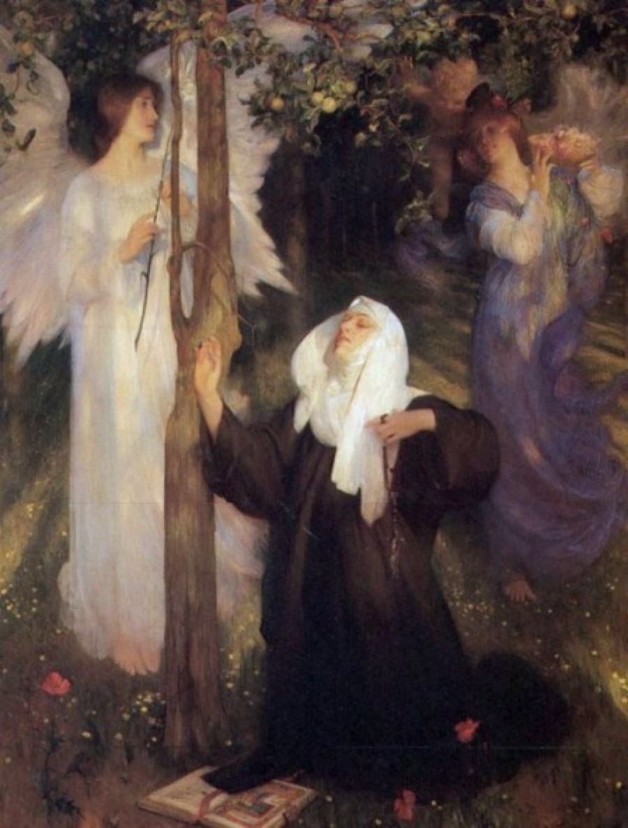 The Cloister Or the World by Arthur Hacker