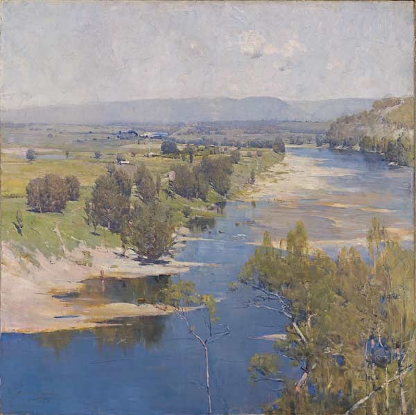 The purple noon’s transparent might by Arthur Streeton