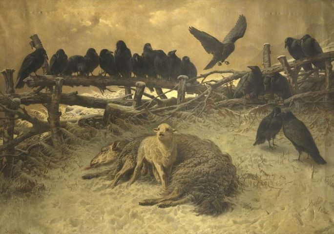 The Orphan by August Friedrich Schenck