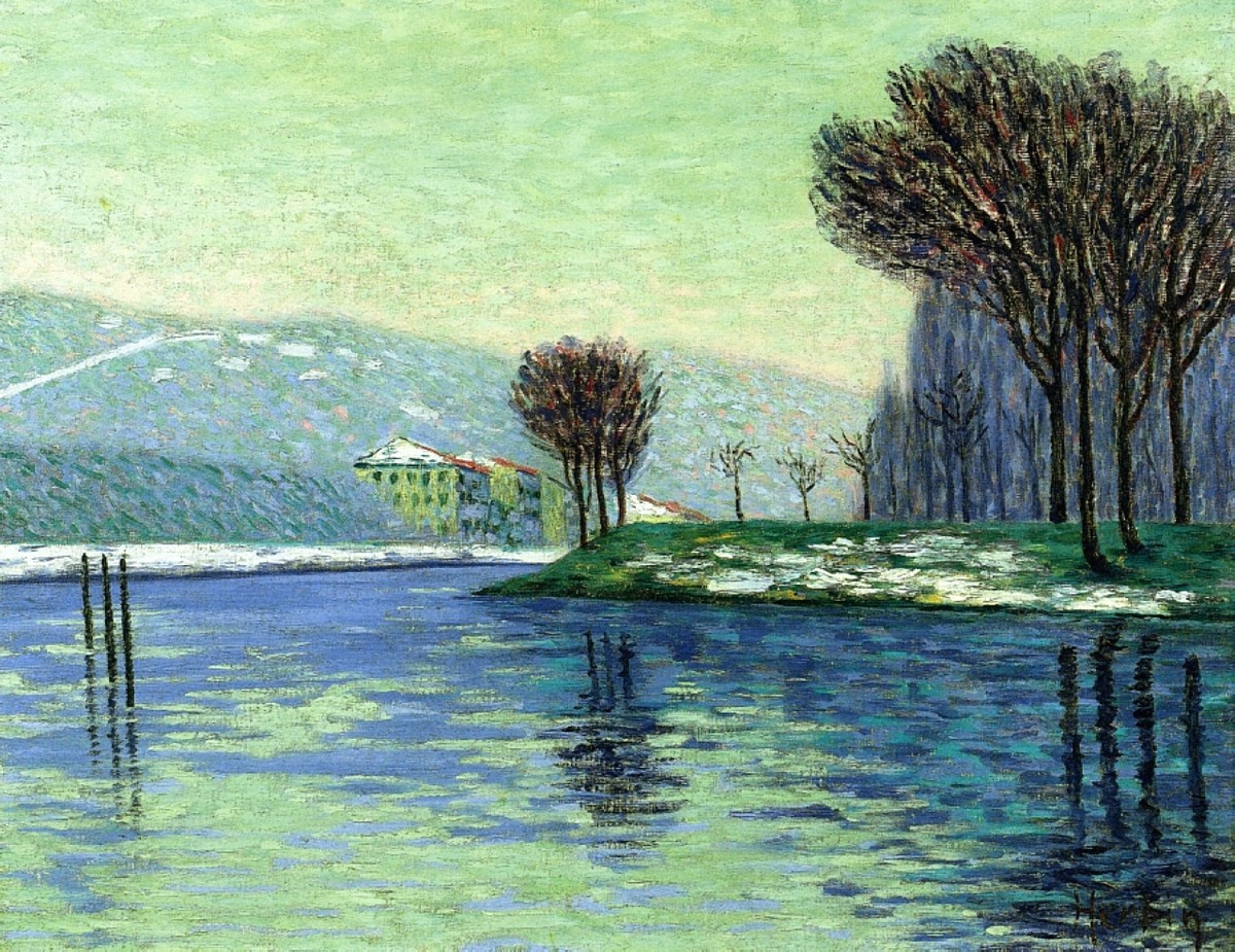 Snow at Haut Isle by Auguste Herbin