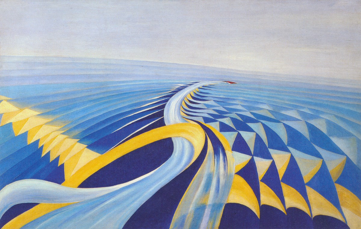 Speeding Motorboat by Benedetta Cappa