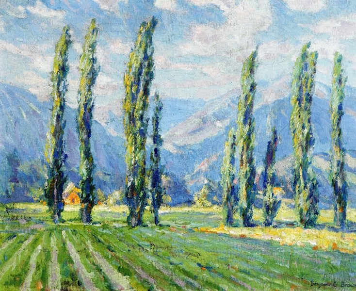 Windy Day, Pasadena by Benjamin Brown