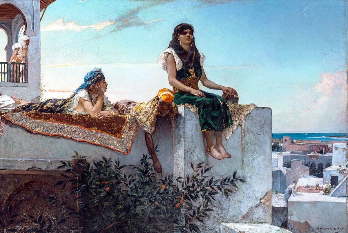A Terrace in Morocco by Benjamin Constant