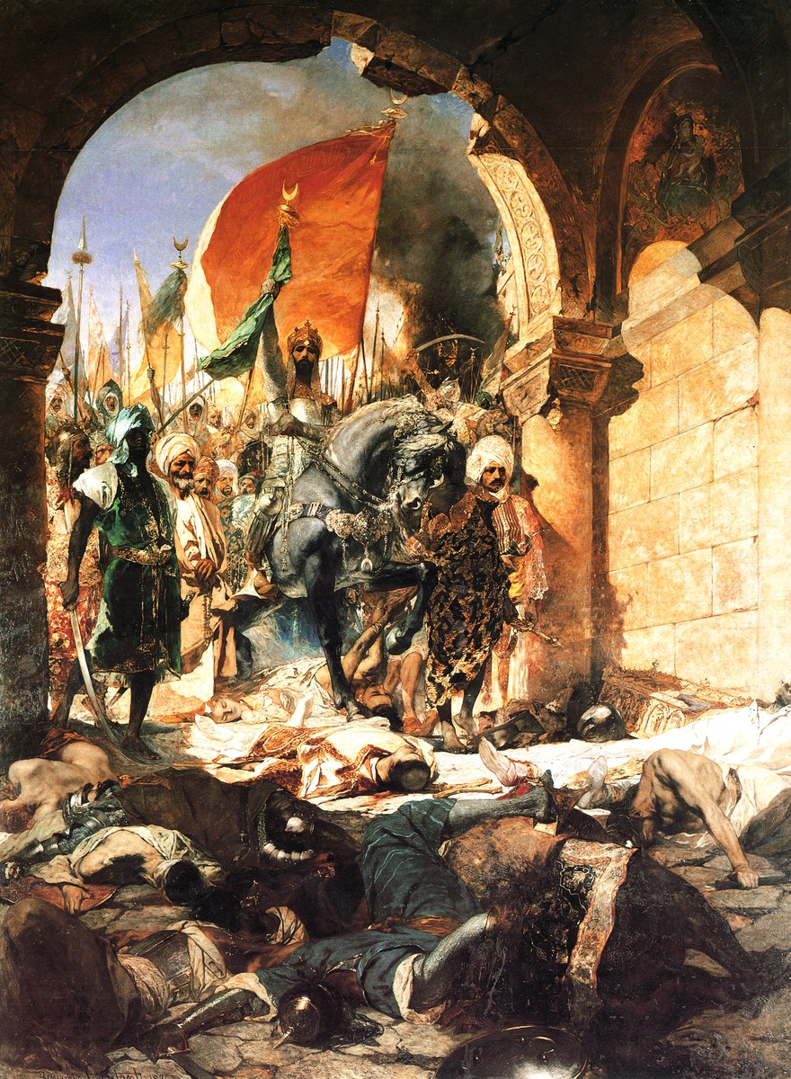 L'entrée Du Sultan Mehmet Ii À Constantinople Le Vingt-neuf Mai 1453 by Benjamin Constant