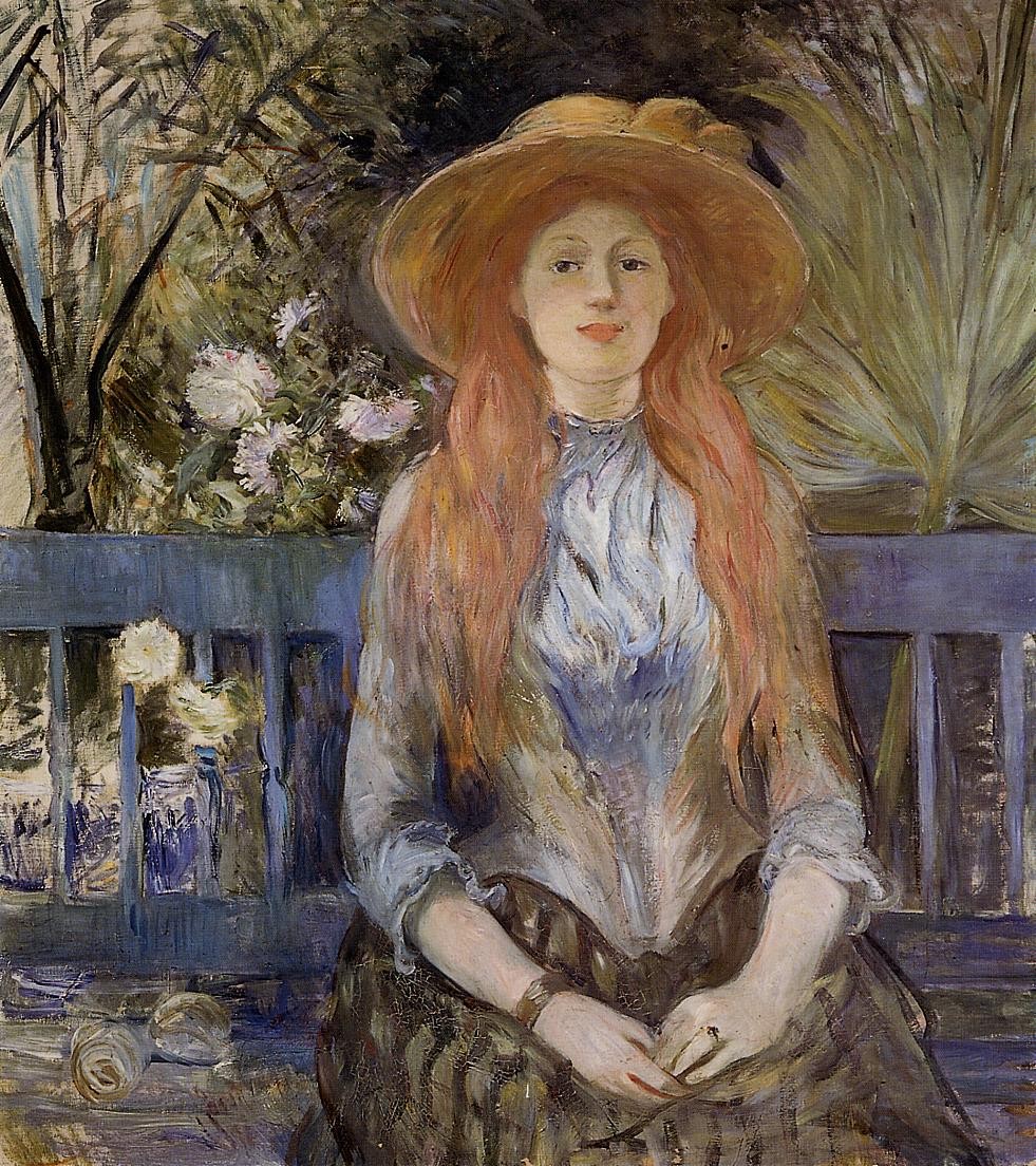 On a Bench by Berthe Morisot
