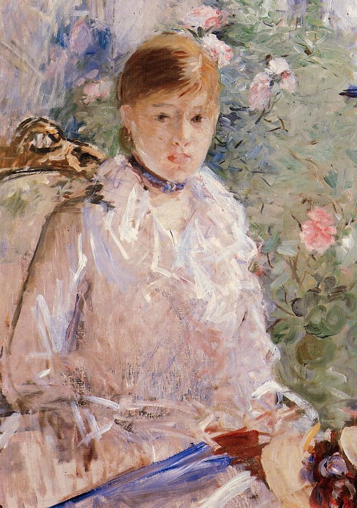 Portrait of a Young Lady by Berthe Morisot