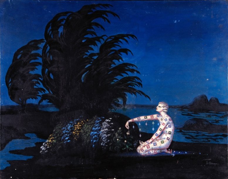 Scène fantastique by Boleslas Biegas