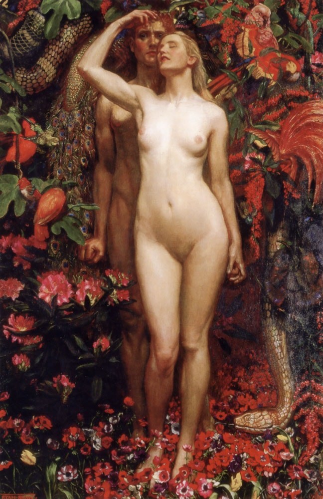 The Woman, the Man and the Serpent by Byam Shaw