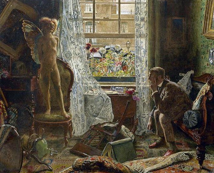 When Love Сame into the House by Byam Shaw