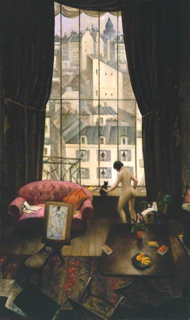 A Studio in Montparnasse by C. R. W. Nevinson