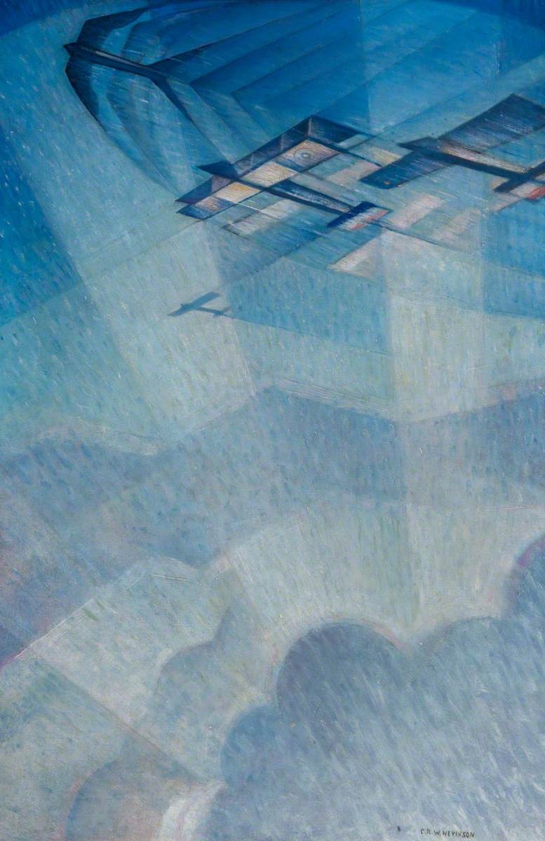 Pursuing a Taube by C. R. W. Nevinson