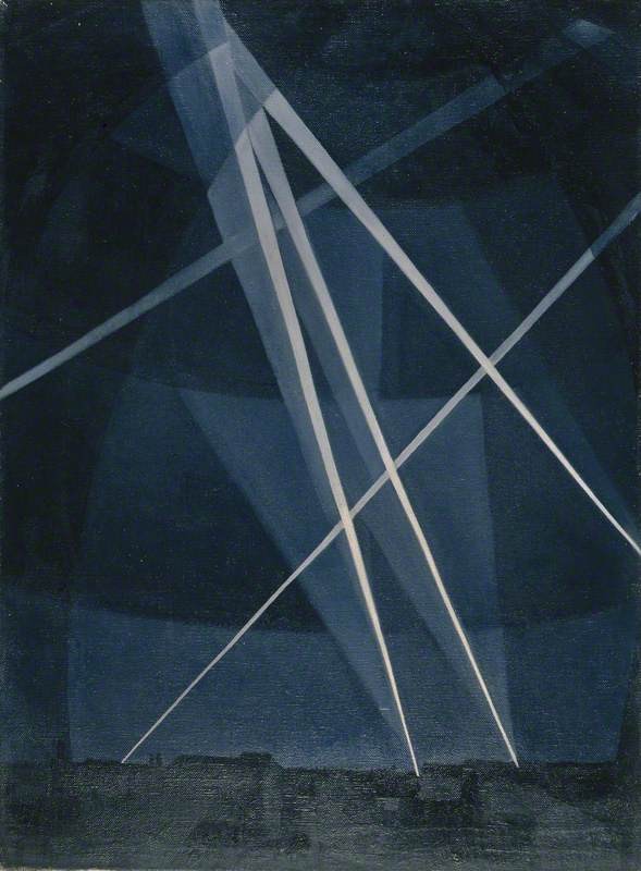 Searchlights by C. R. W. Nevinson